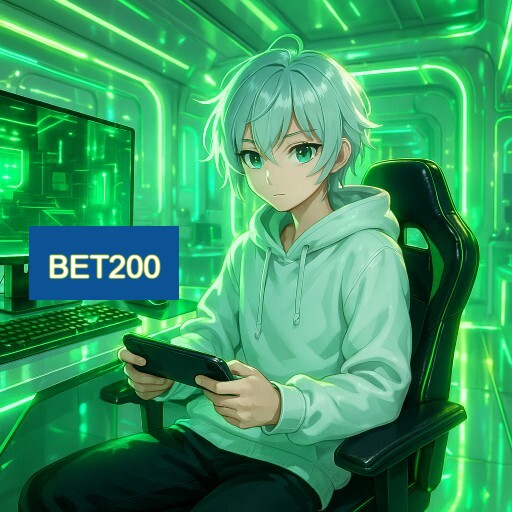 Imagem promocional do app oficial BET200 destacando a conveniência de jogar cassino online pelo celular ou navegador