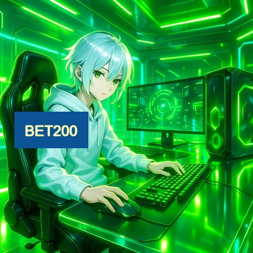 Imagem promocional do app oficial BET200 destacando a conveniência de jogar cassino online pelo celular ou navegador