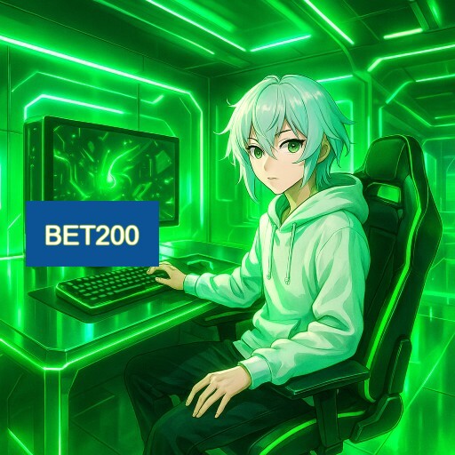 Imagem promocional do app oficial BET200 destacando a conveniência de jogar cassino online pelo celular ou navegador