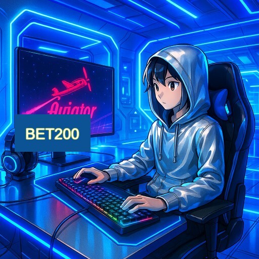 Imagem promocional do app oficial BET200 destacando a conveniência de jogar cassino online pelo celular ou navegador