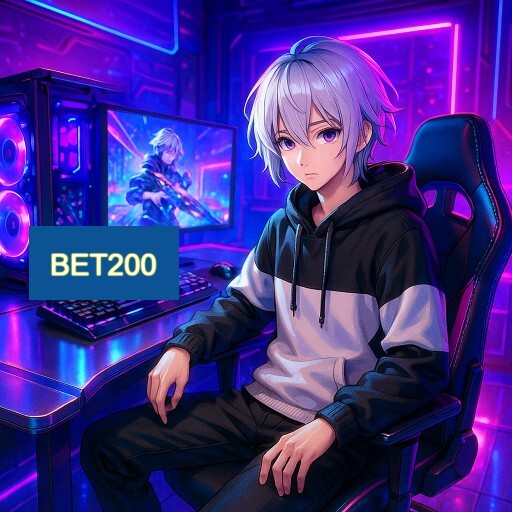 Imagem promocional do app oficial BET200 destacando a conveniência de jogar cassino online pelo celular ou navegador