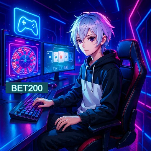 Imagem promocional do app oficial BET200 destacando a conveniência de jogar cassino online pelo celular ou navegador