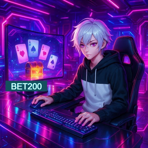 Imagem promocional do app oficial BET200 destacando a conveniência de jogar cassino online pelo celular ou navegador