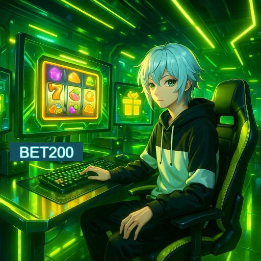 Imagem promocional do app oficial BET200 destacando a conveniência de jogar cassino online pelo celular ou navegador
